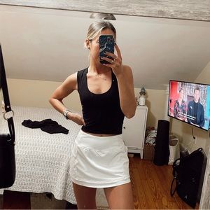 White Tennis Skirt